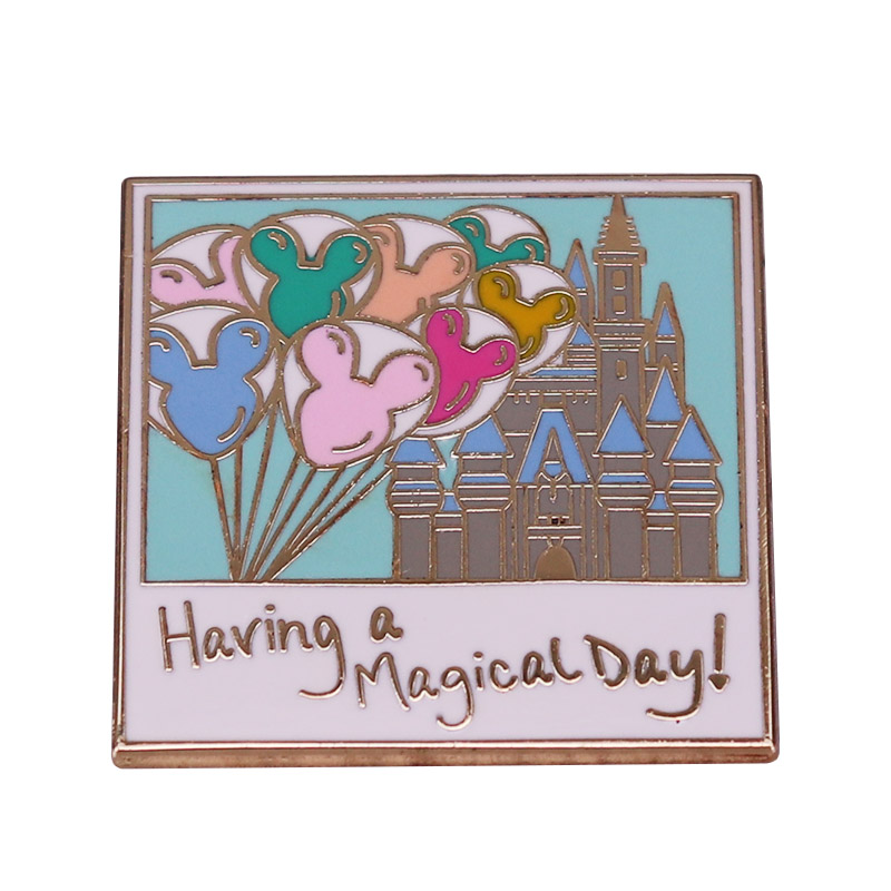 Embroidery Bali - Ballons de jour magique château Souvenir