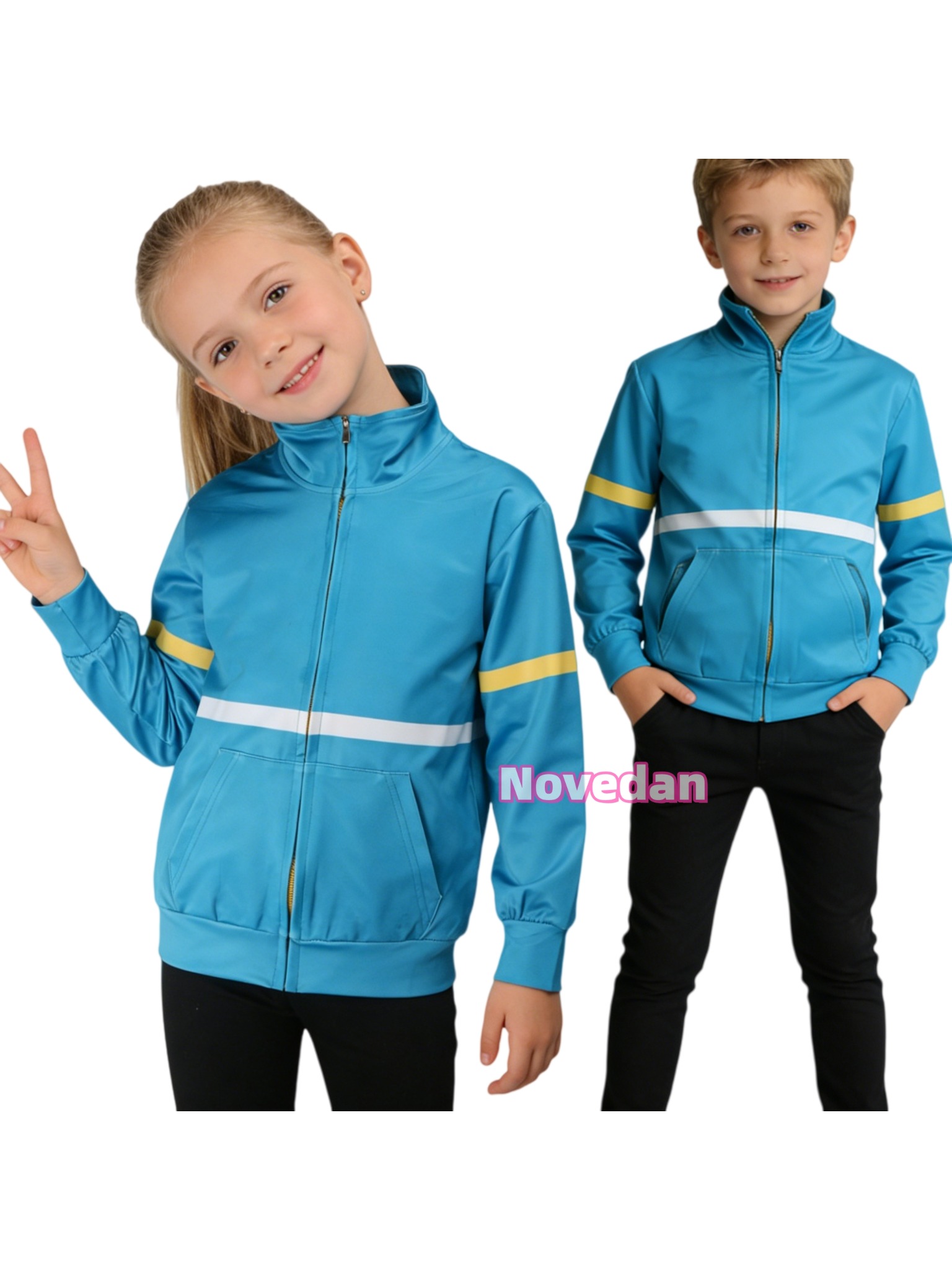 Embroidery Zip Up Hoodie - Costume de Cosplay Max Mayfield du