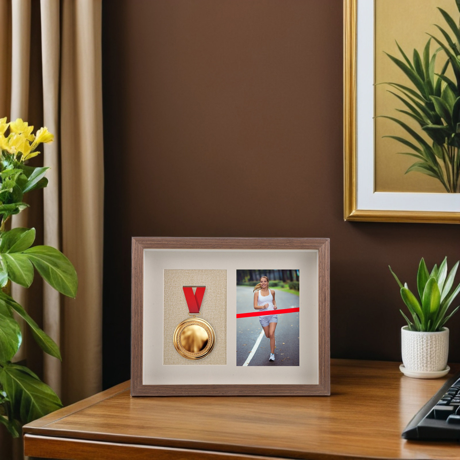 Frame Display Wood - Cadre de présentation de médailles en