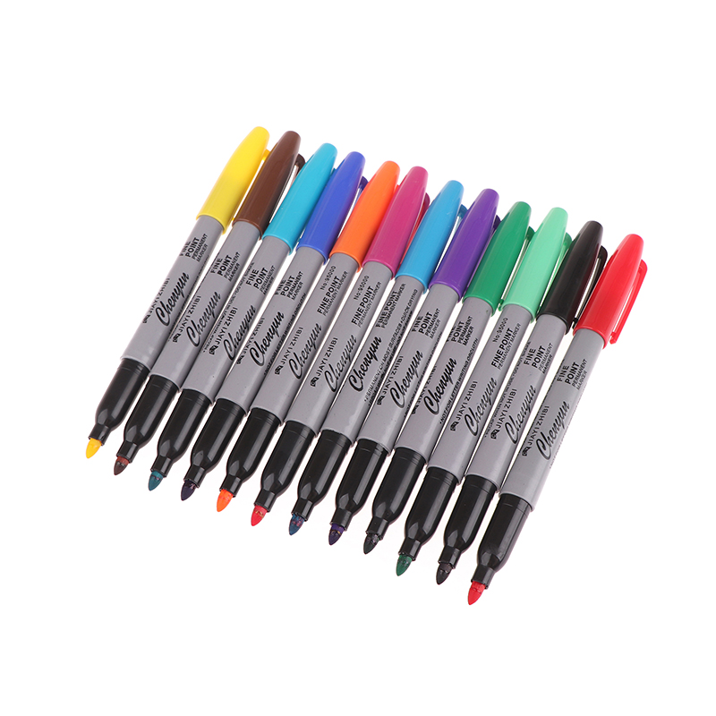Transfer Pen Ink - Stylo marqueur effaçable pour microblading, 6/12