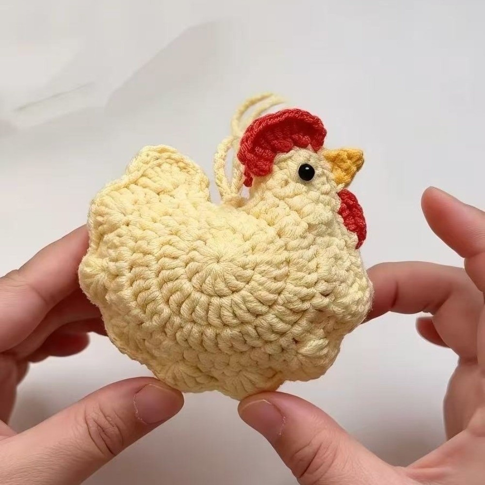 Embroidery Wallet - Porte-monnaie doux en forme de poulet
