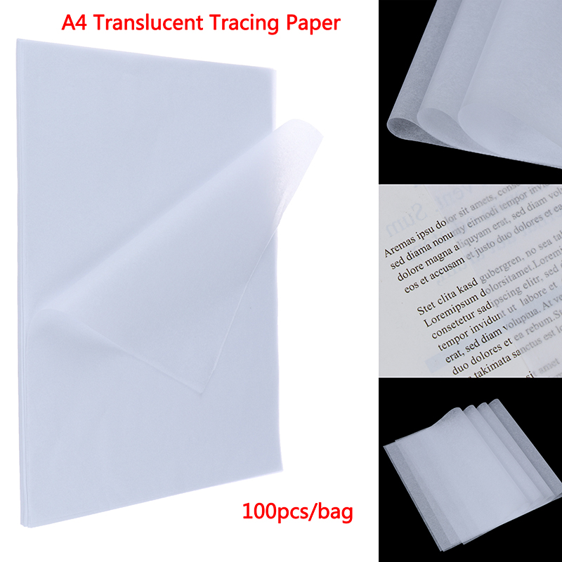 Transfer Pen Ink - 100/500 pièces, papier calque translucide A4,
