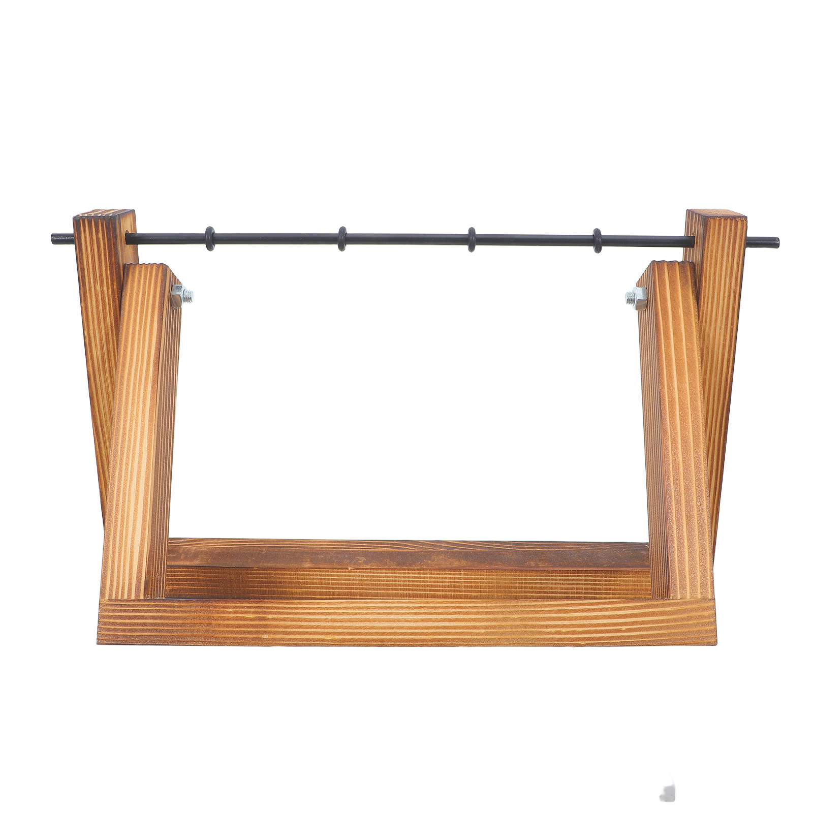 Frame Display Wood - Vase hydroponique, support en bois pour