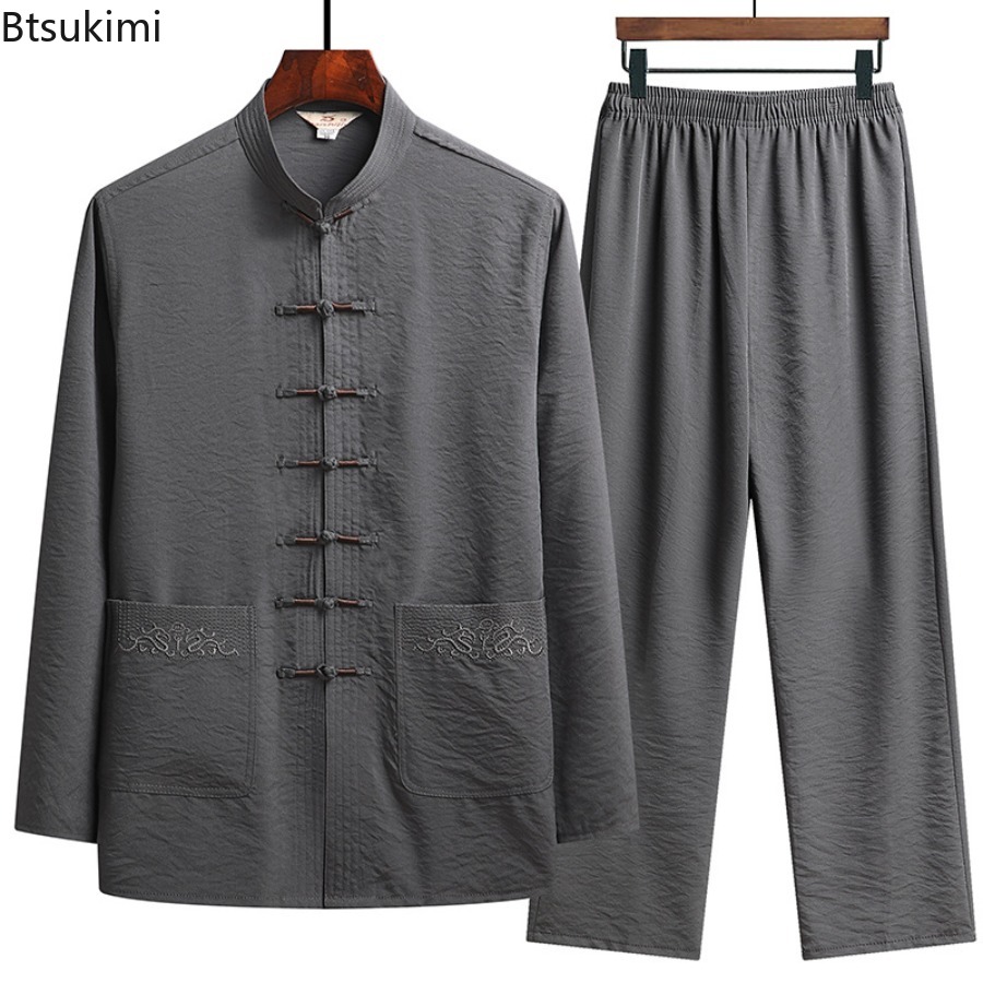 Embroidery Style - Ensemble de style chinois pour hommes,