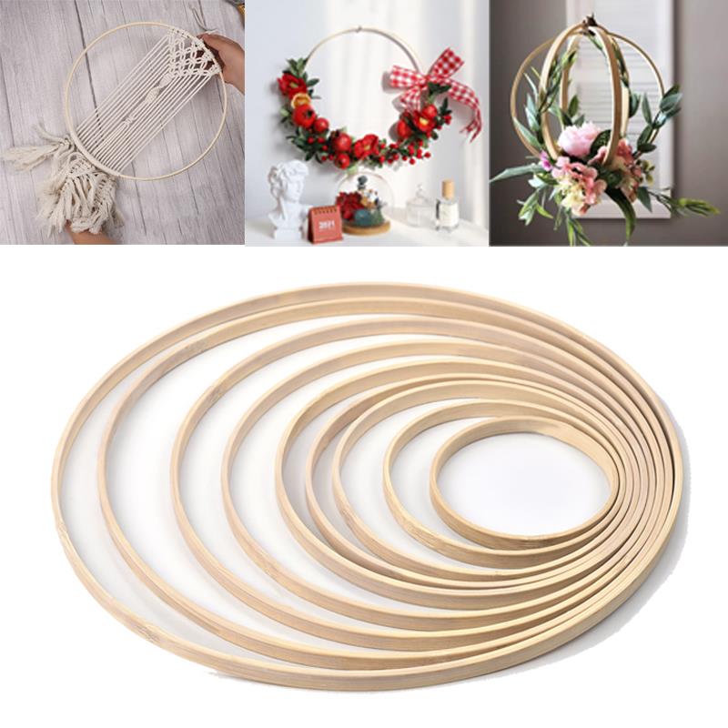 Embroidery Artwork - 1/5Pcs 8-33cm En Bois BRICOLAGE Fait