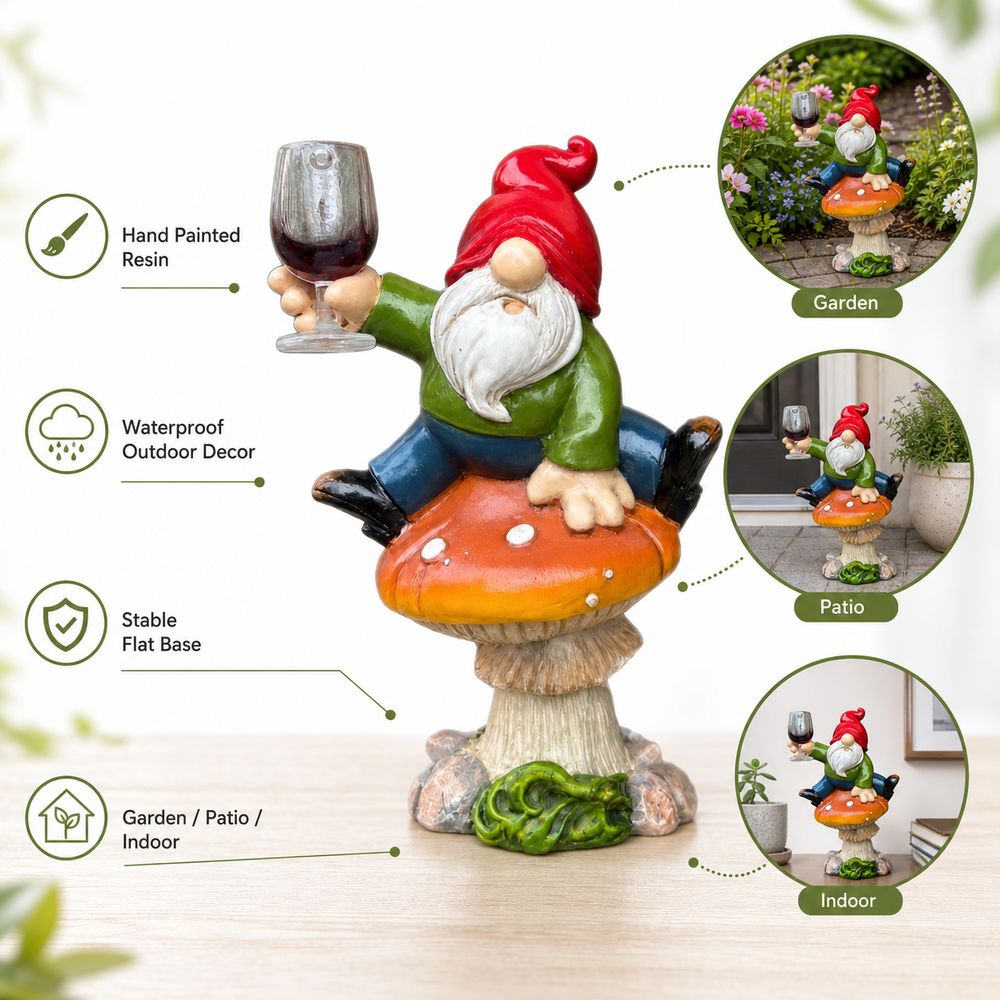 Nouvelle statue de gnome de ja - Embroidery Garden avis et prix