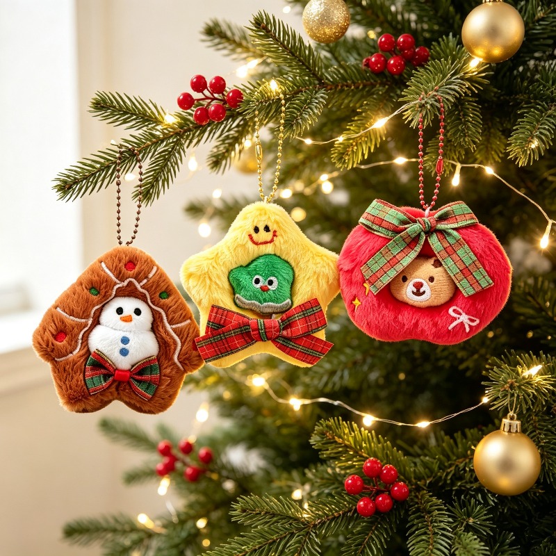 Lot de 3 décorations de Noël e - Embroidery House avis et prix