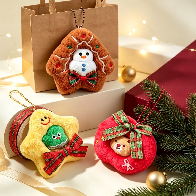 Lot de 3 décorations de Noël e - Embroidery House avis et prix