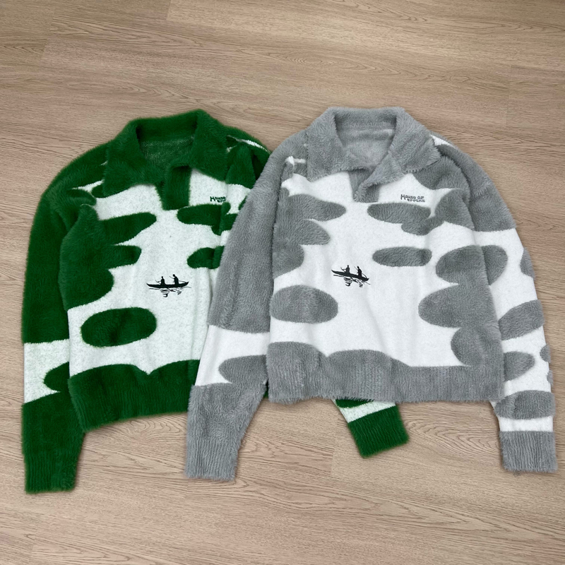 Pull en maille tendance street - Embroidery House avis et prix