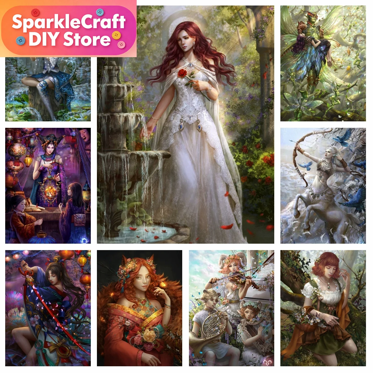 1 pièce, Peinture diamantée co - Embroidery Artwork avis et prix