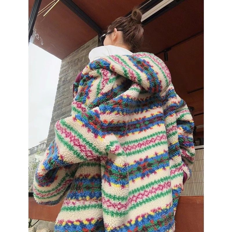 Veste polaire à capuche, polyv - Embroidery Zip Up Hoodie avis et prix