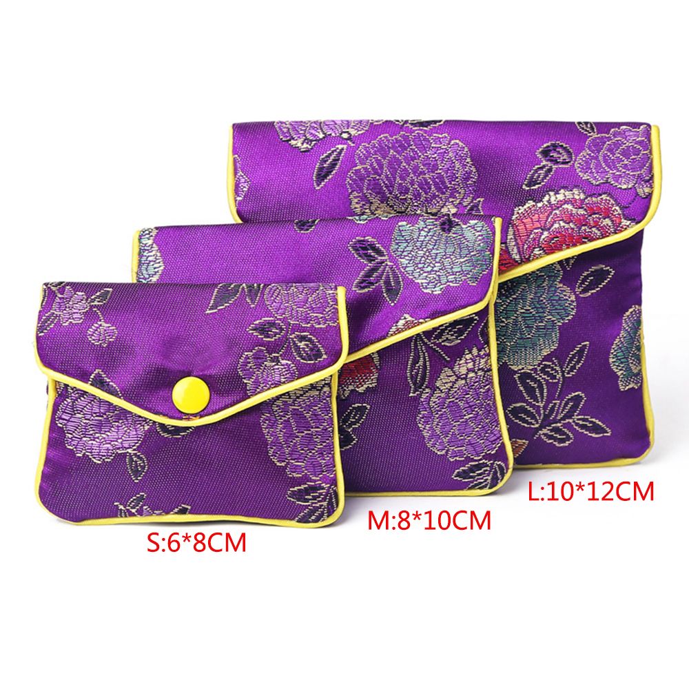 Porte-monnaie cadeau en soie b - Embroidery Wallet avis et prix
