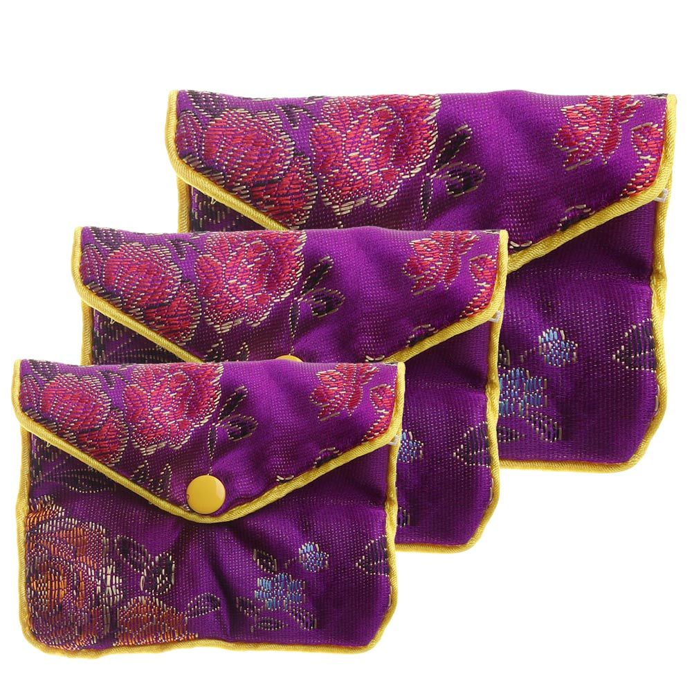 Porte-monnaie cadeau en soie b - Embroidery Wallet avis et prix