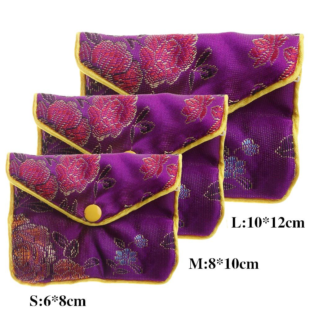 Porte-monnaie cadeau en soie b - Embroidery Wallet avis et prix