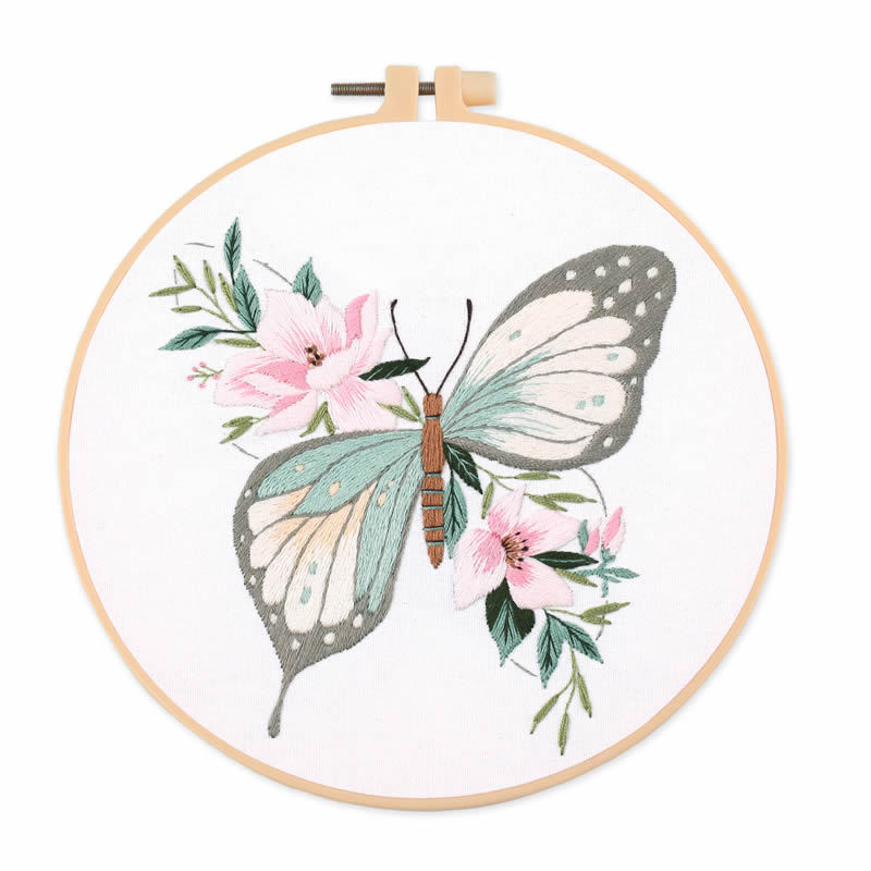 1 kit de broderie papillon 20x - Embroidery Origin avis et prix