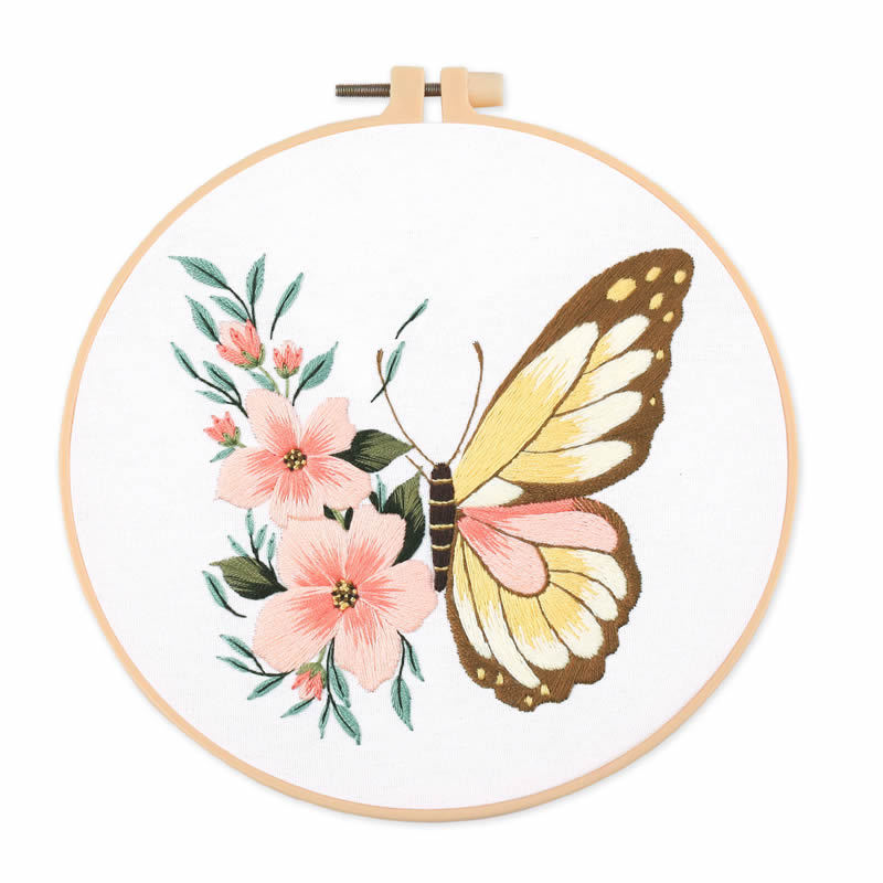 1 kit de broderie papillon 20x - Embroidery Origin avis et prix