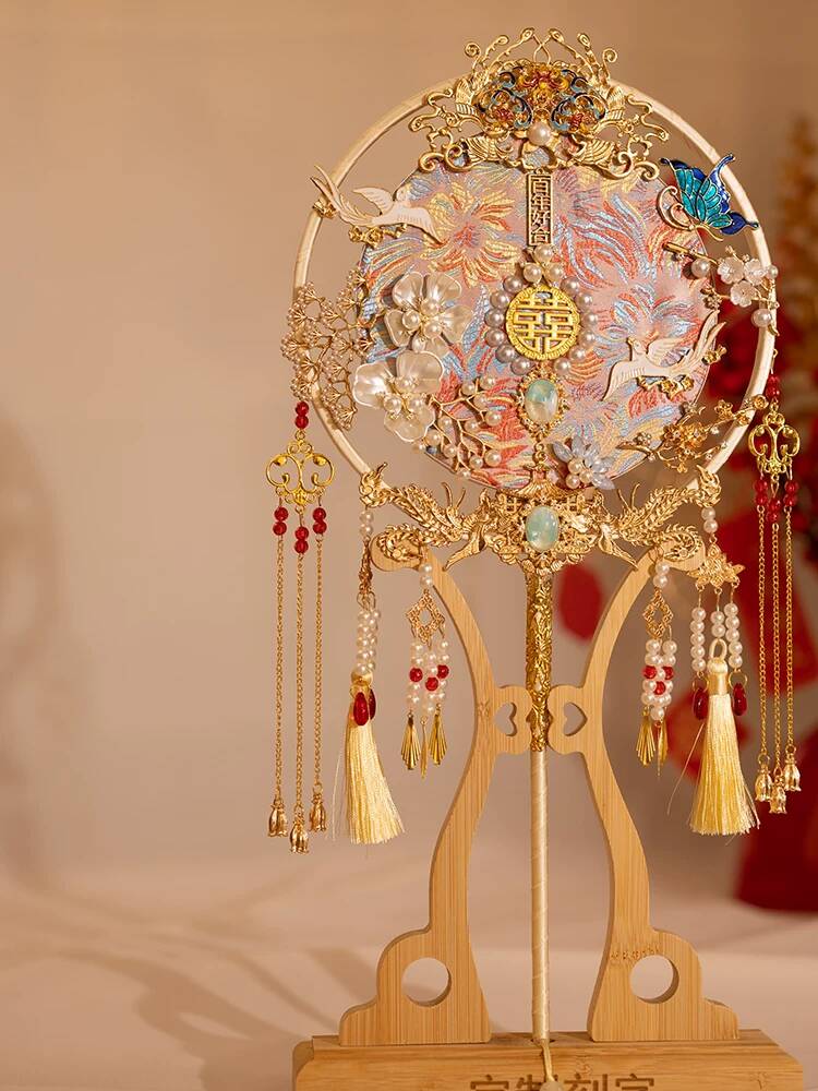 Kit DIY Éventail Rond de Marié - Embroidery Style avis et prix