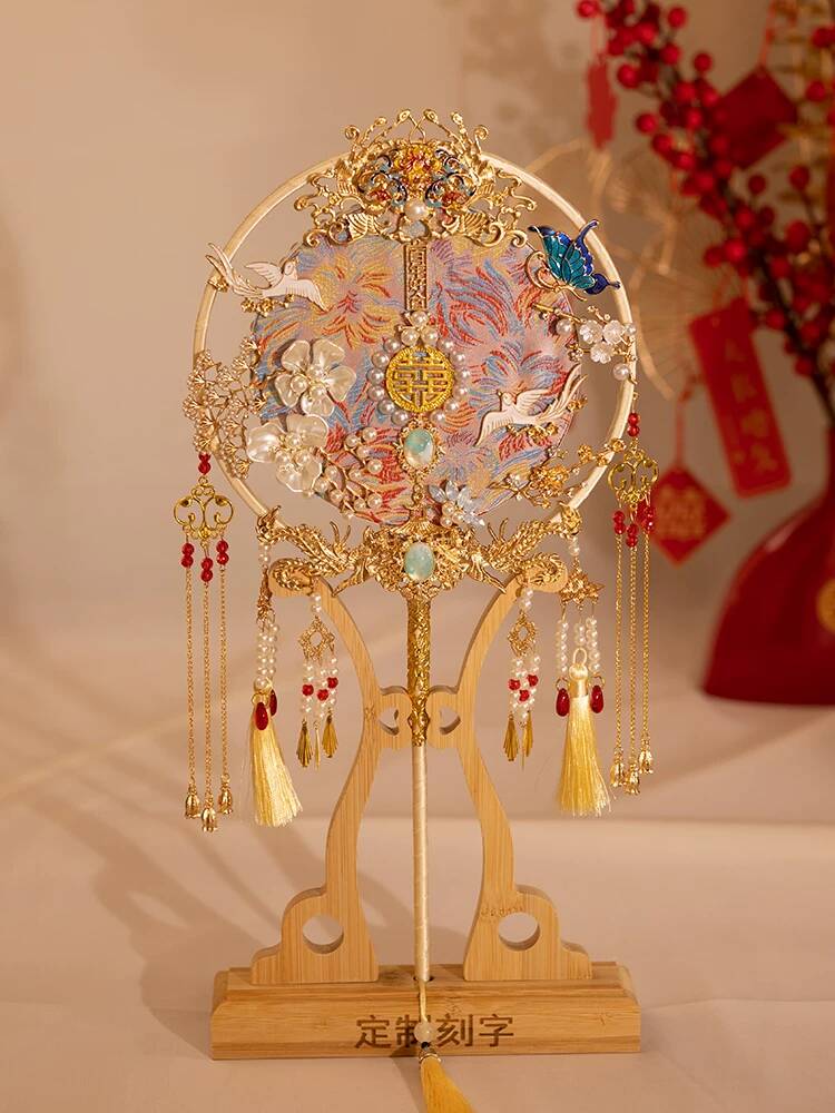 Kit DIY Éventail Rond de Marié - Embroidery Style avis et prix