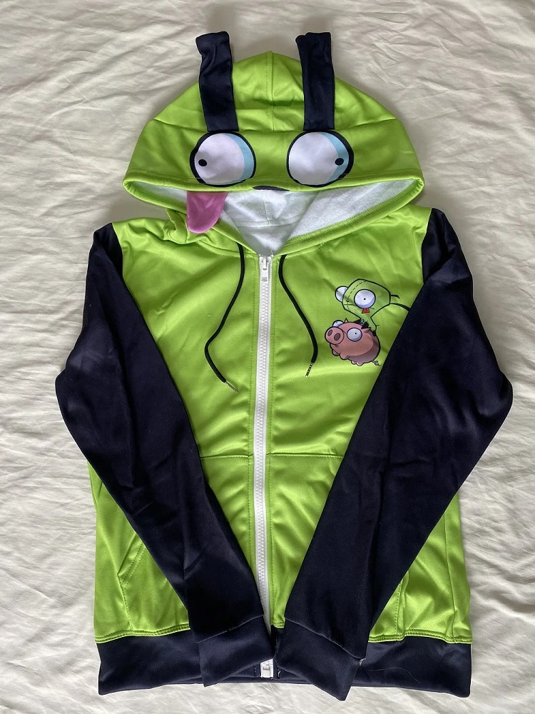 Anime Invader Cosplay Costume  - Embroidery Zip Up Hoodie avis et prix
