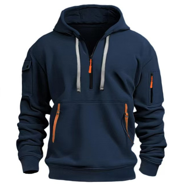 Sweat-shirt à capuche pour hom - Embroidery Zip Up Hoodie avis et prix