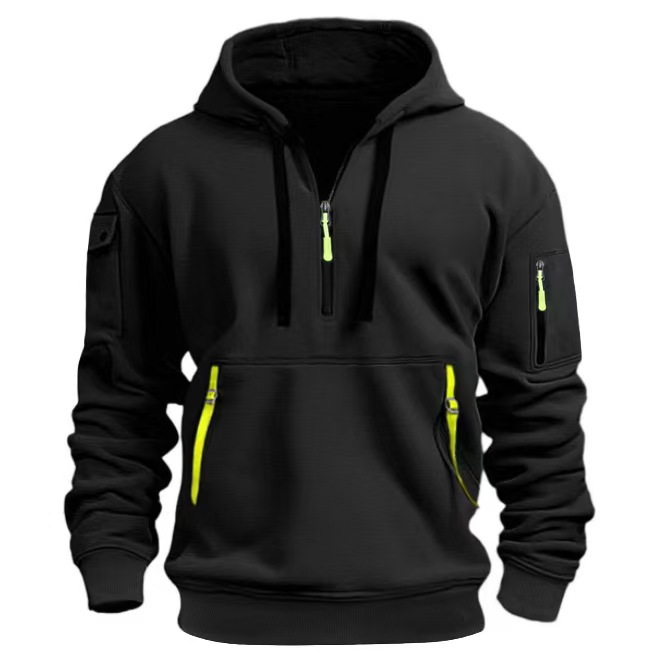 Sweat-shirt à capuche pour hom - Embroidery Zip Up Hoodie avis et prix