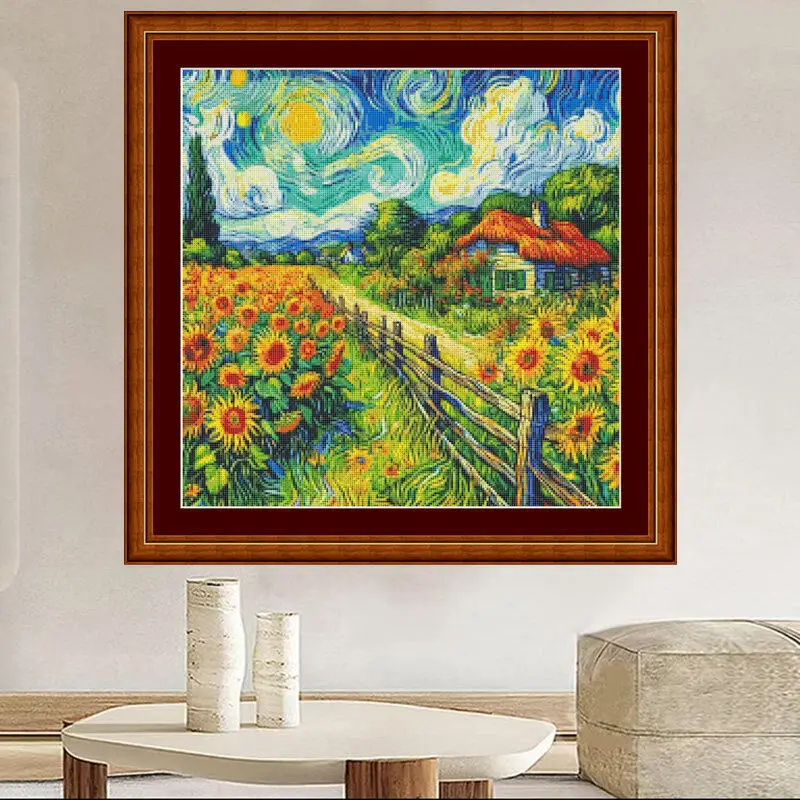 [[CC4656-Série Van Gogh Ferme  - Embroidery Artwork avis et prix