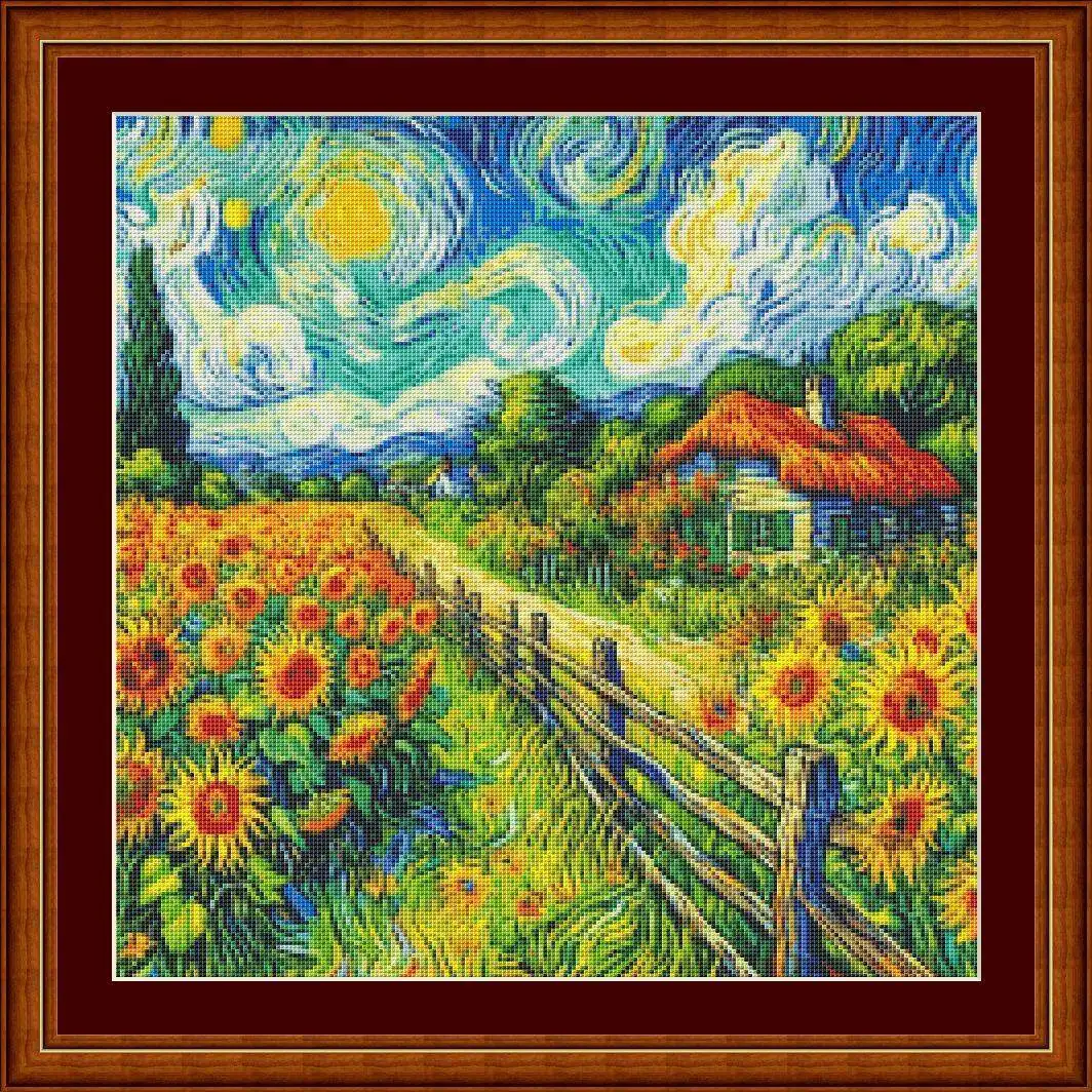 [[CC4656-Série Van Gogh Ferme  - Embroidery Artwork avis et prix