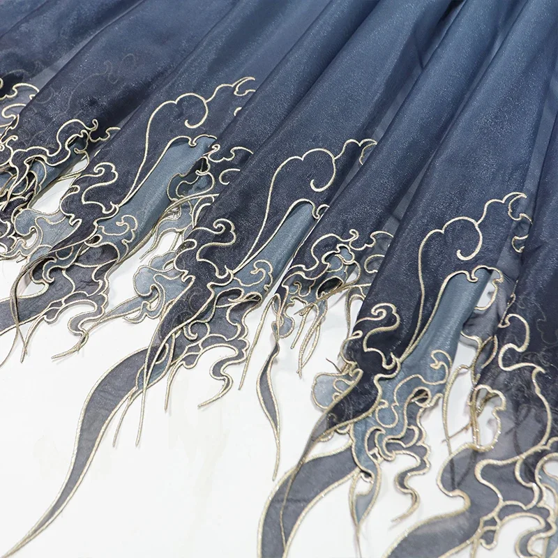 Tissu à dégradé de feuilles de - Embroidery Style avis et prix