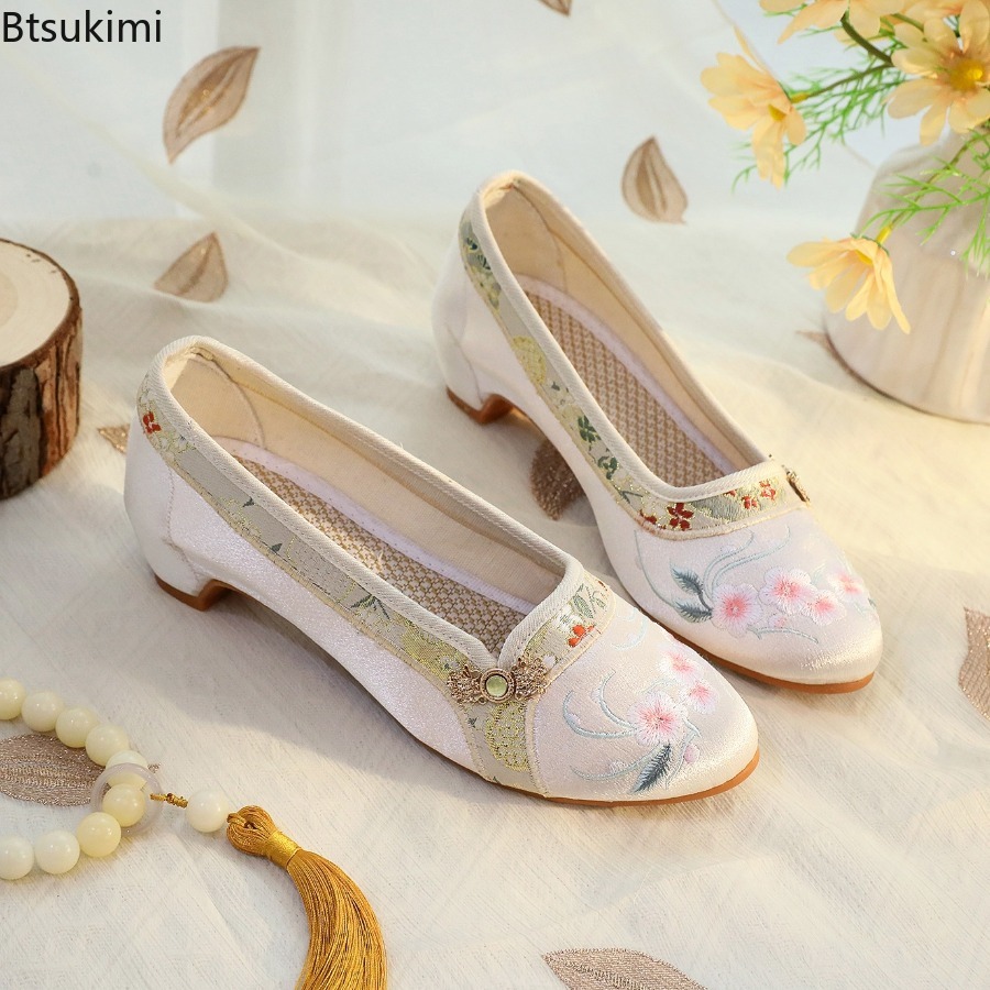 Nouvelles Chaussures pour Femm - Embroidery Style avis et prix