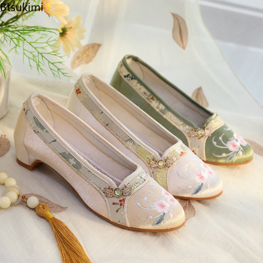 Nouvelles Chaussures pour Femm - Embroidery Style avis et prix