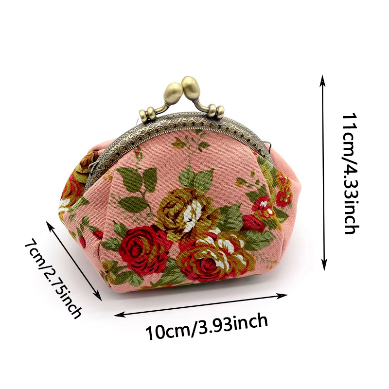 Porte-monnaie vintage en toile - Embroidery Wallet avis et prix
