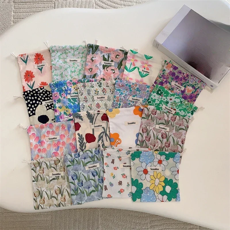Porte-monnaie à cordon de serr - Embroidery Wallet avis et prix