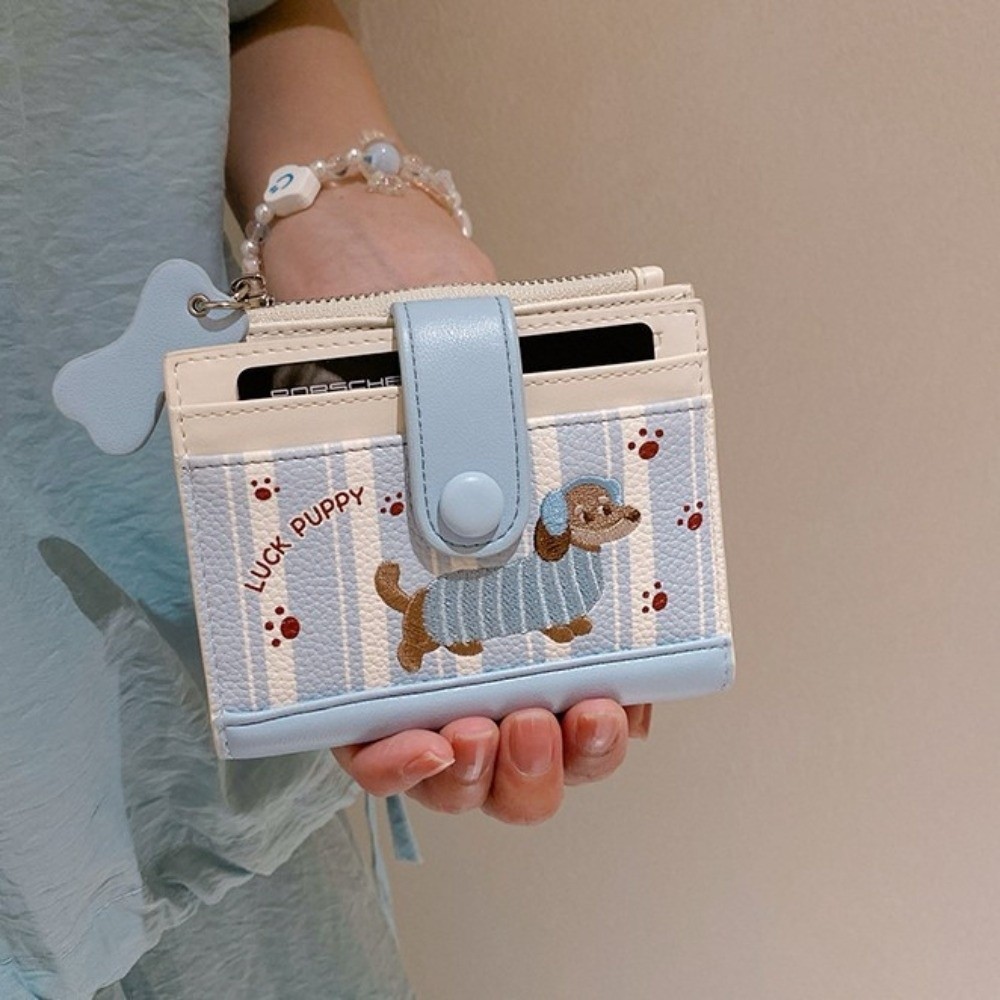 Portefeuille court brodé tecke - Embroidery Wallet avis et prix