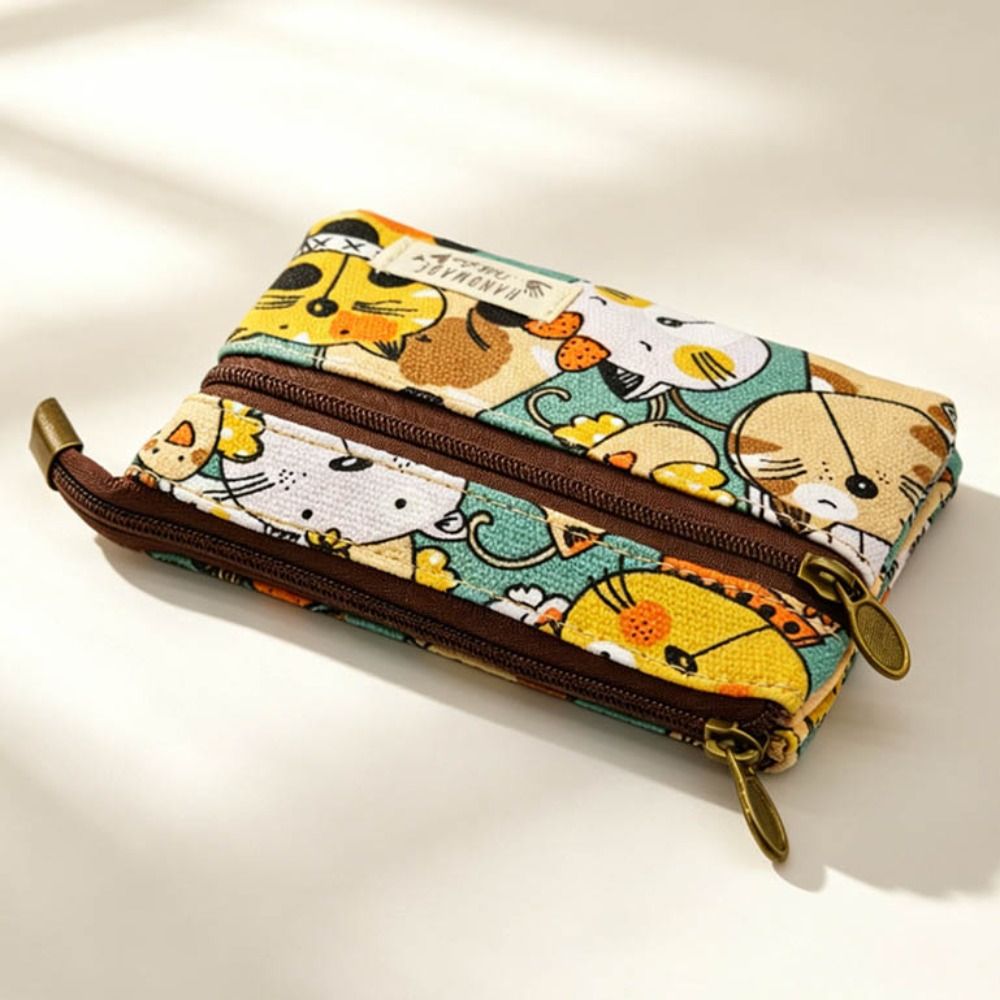 Porte-monnaie imprimé dessin a - Embroidery Wallet avis et prix