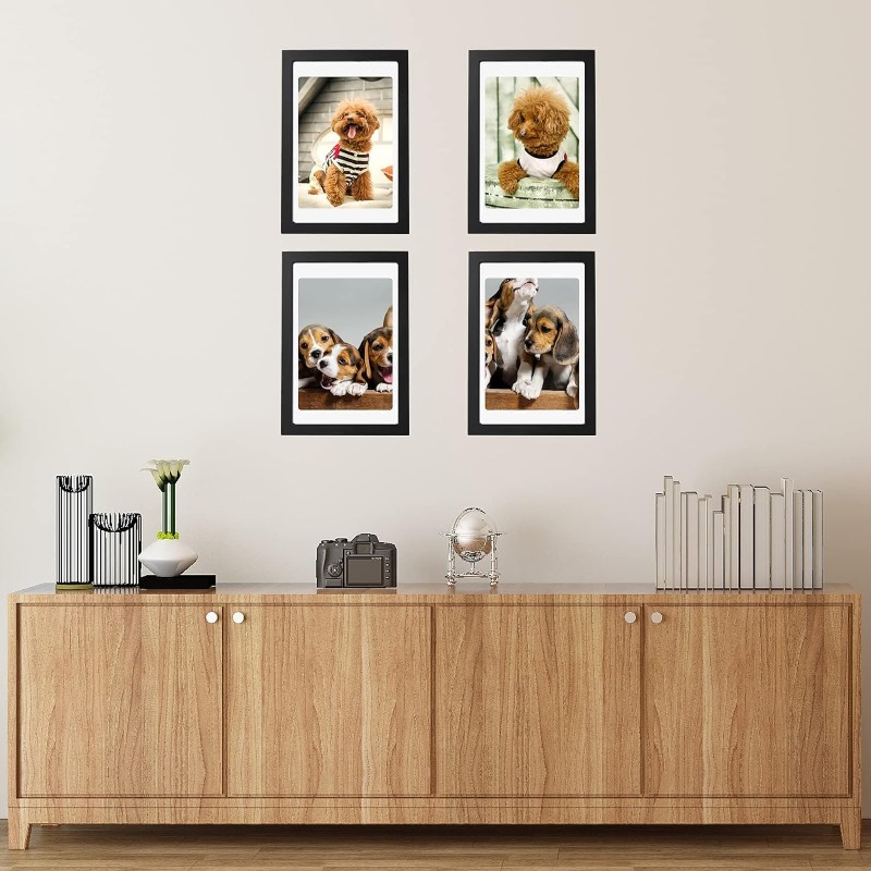 Ensemble de 5 cadres Photo en  - Frame Display Wood avis et prix