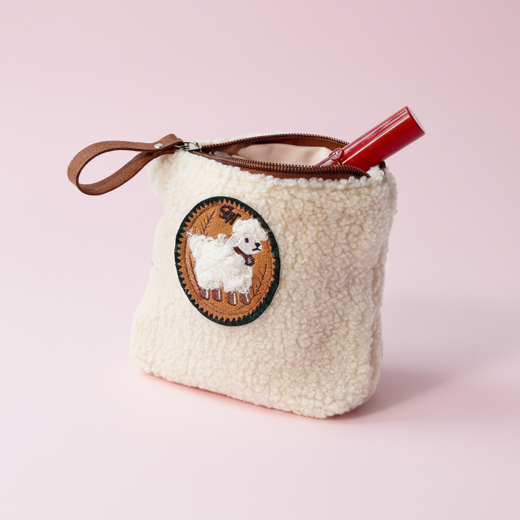 Porte-monnaie en forme de mout - Embroidery Wallet avis et prix