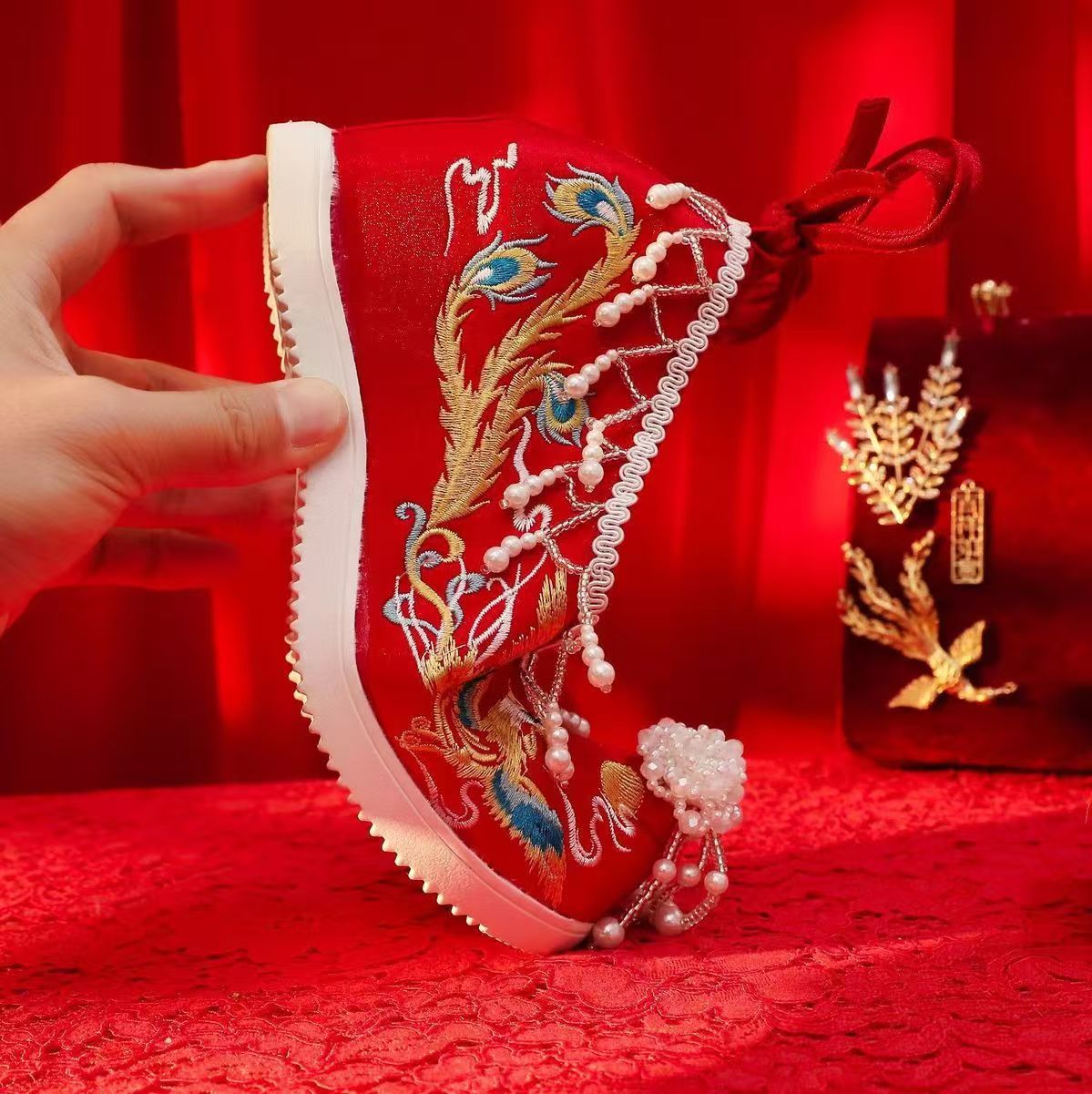Chaussures de mariage brodées  - Embroidery Style avis et prix