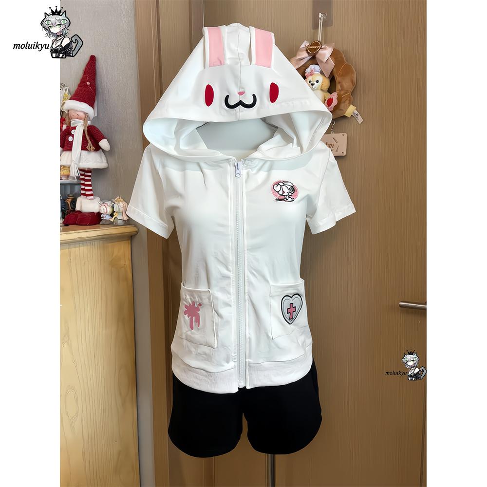 Sweat à capuche kawaii anime à - Embroidery Zip Up Hoodie avis et prix