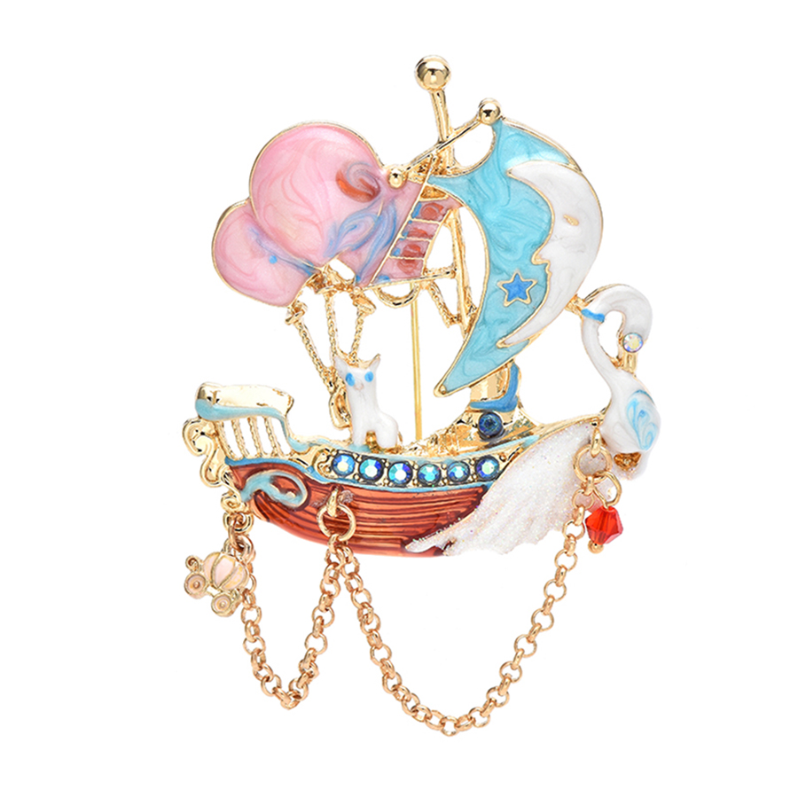 Babay romantique cygne bateau  - Embroidery Bali avis et prix