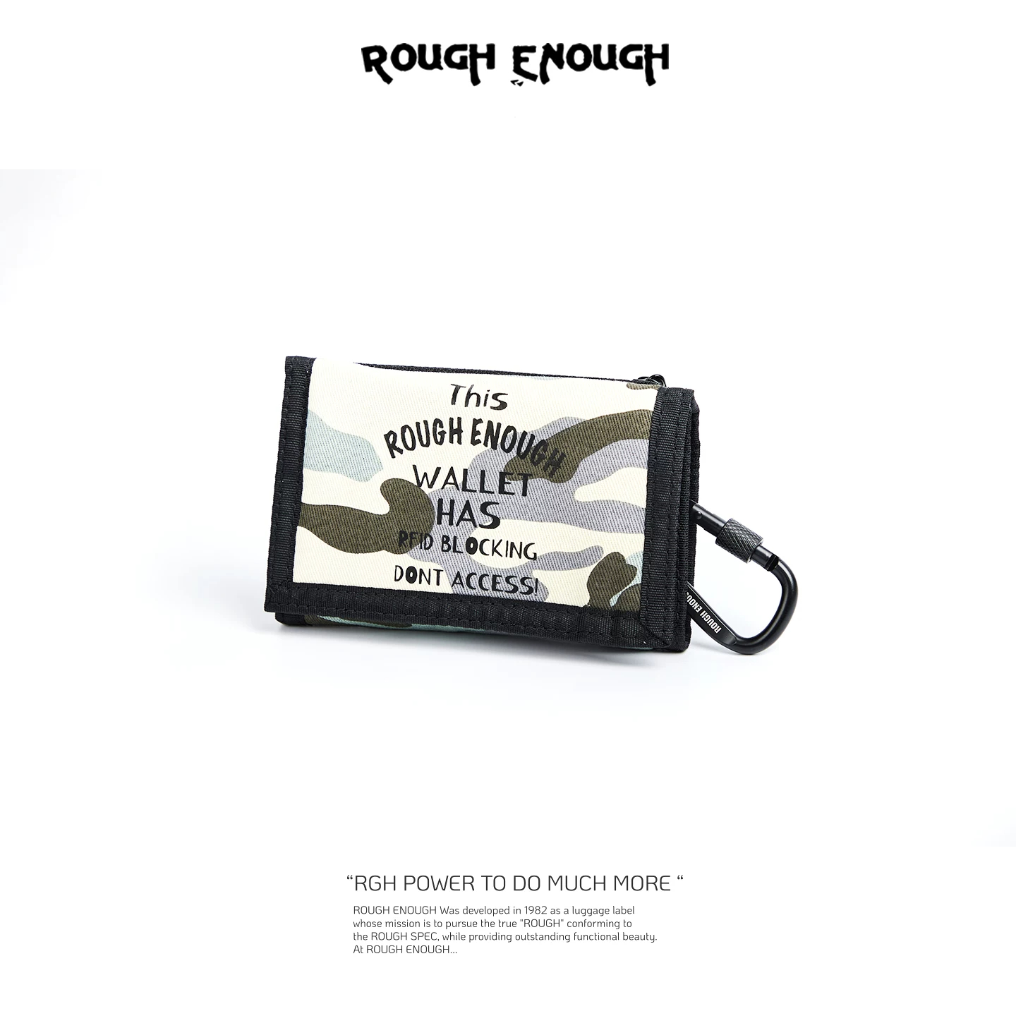 Portefeuille en toile camoufla - Embroidery Wallet avis et prix
