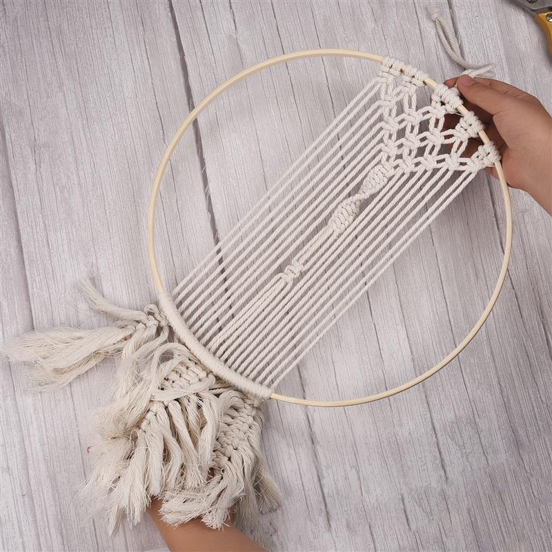 1/5Pcs 8-33cm En Bois BRICOLAG - Embroidery Artwork avis et prix